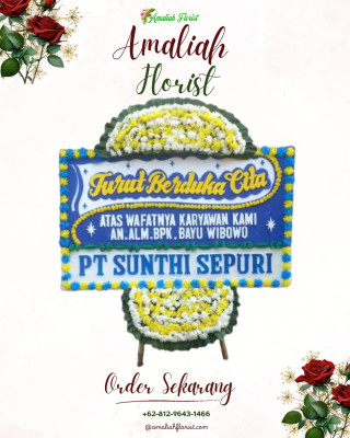 Papan Bunga Duka di Kersanagara